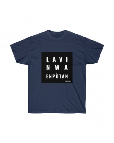 T-shirt Black Lives Matter edition caraïbéenne, couleur navy