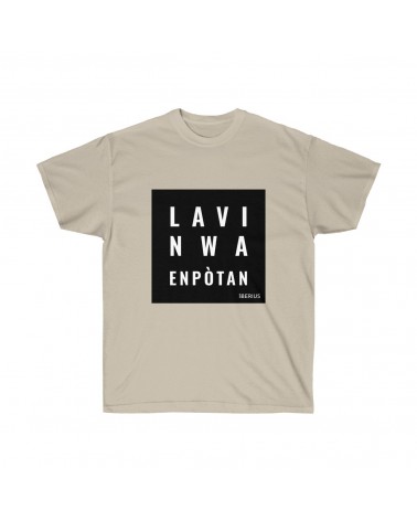 T-shirt Black Lives Matter edition caraïbéenne, couleur sable