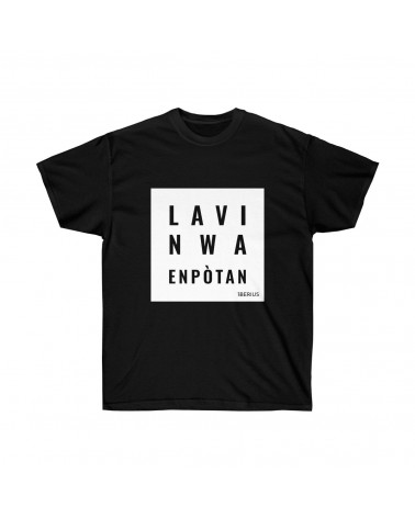 T-shirt Black Lives Matter edition caraïbéenne, couleur noir