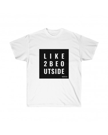 T-shirt Like 2 Be Outside couleur blanc