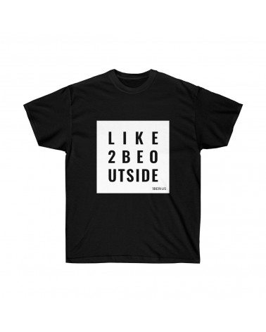 T-shirt Like 2 Be Outside couleur noir