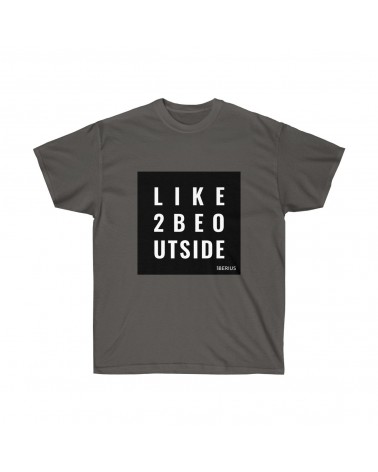 T-shirt Like 2 Be Outside couleur charcoal