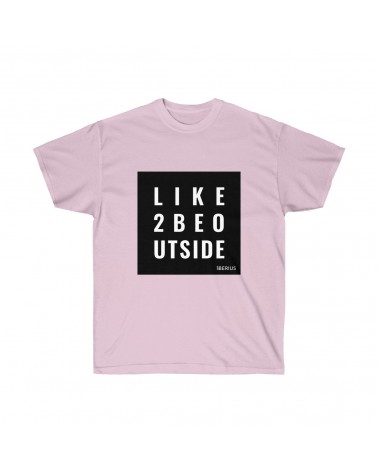 T-shirt Like 2 Be Outside couleur rose