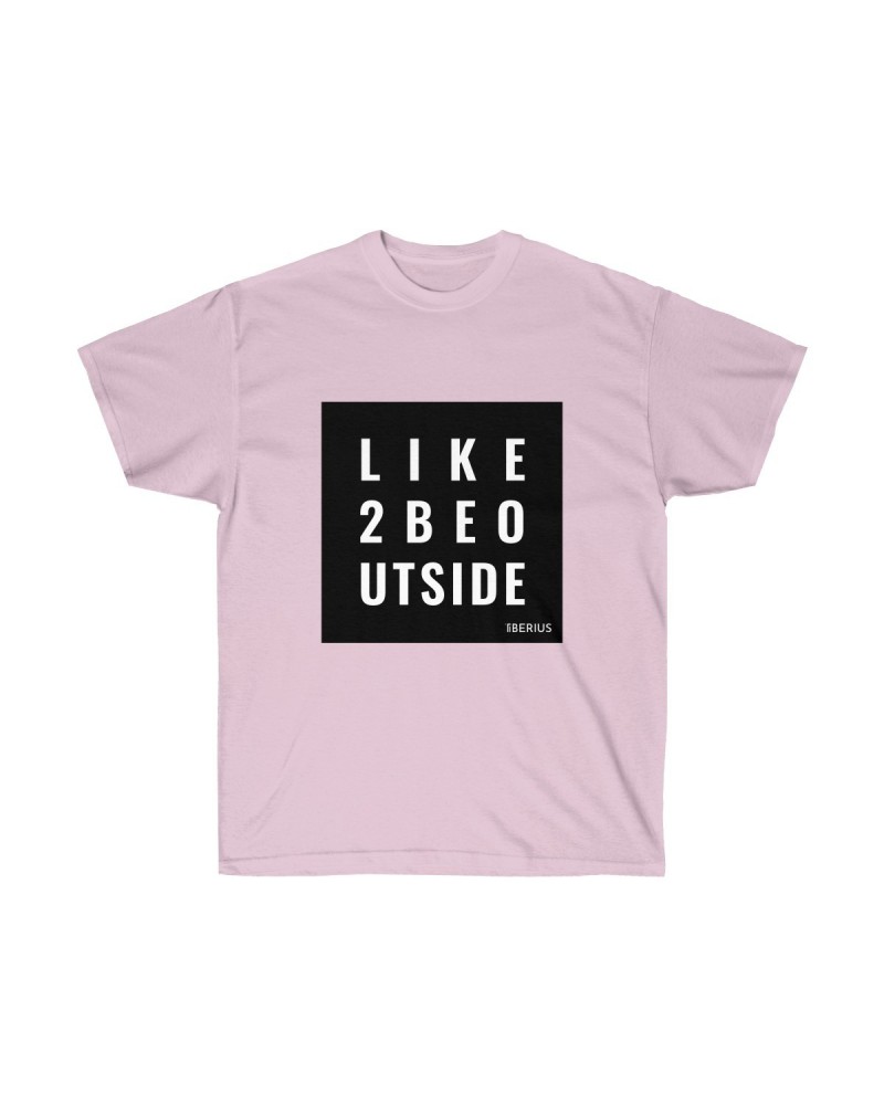 T-shirt Like 2 Be Outside couleur rose