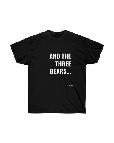 T-shirt T-shirt And the 3 Bears couleur noir