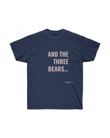 T-shirt T-shirt And the 3 Bears couleur navy