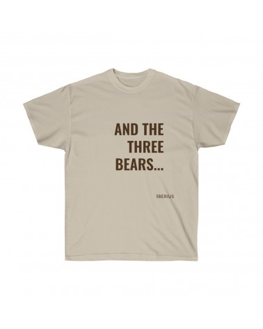 T-shirt T-shirt And the 3 Bears couleur sable