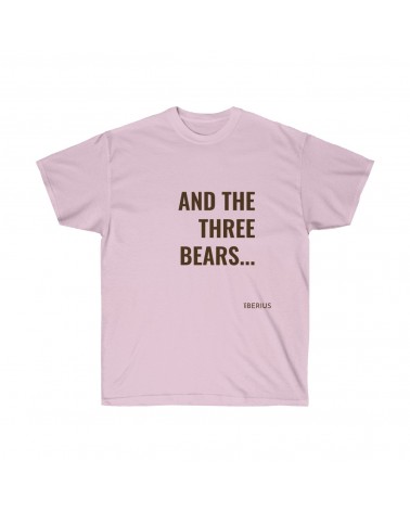 T-shirt T-shirt And the 3 Bears couleur rose