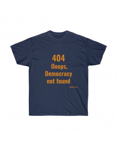 T-shirt ERREUR 404 couleur navy
