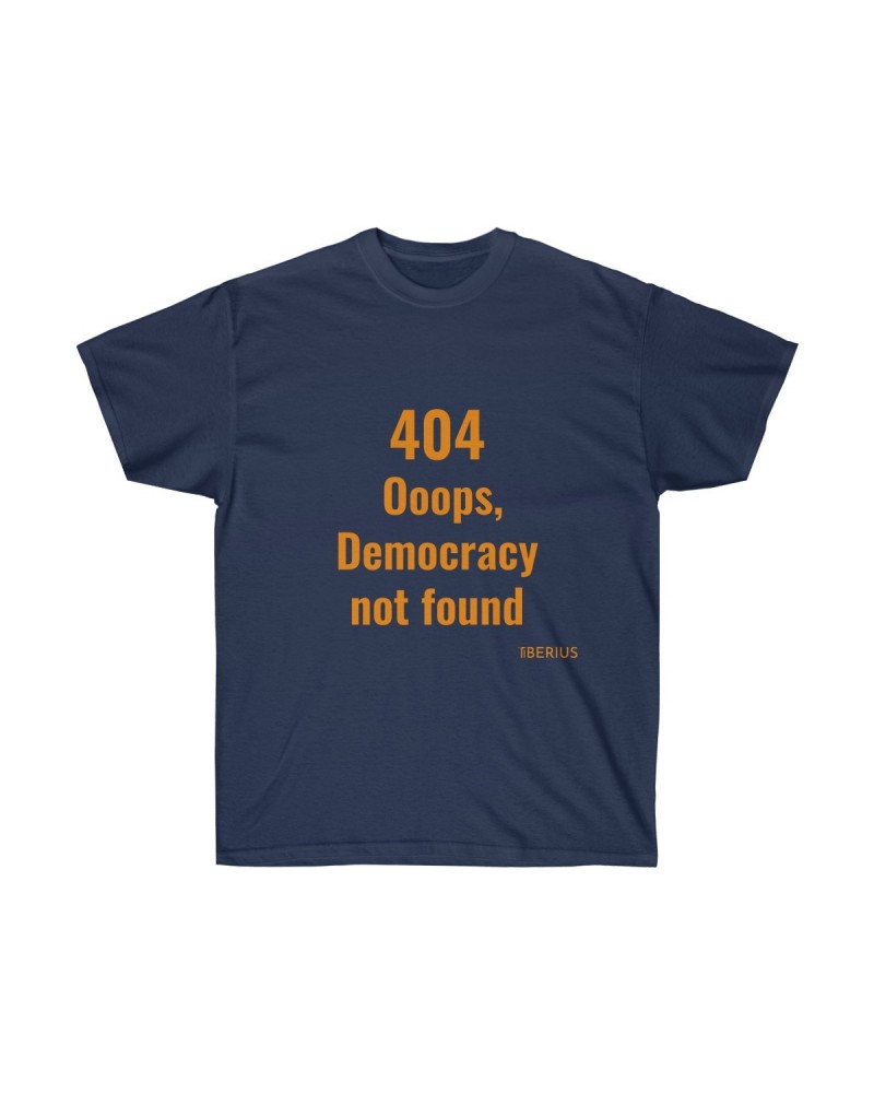 T-shirt ERREUR 404 couleur navy