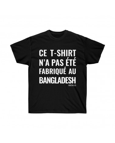 T-shirt MADE IN, couleur noir