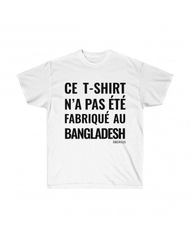 T-shirt MADE IN, couleur blanc