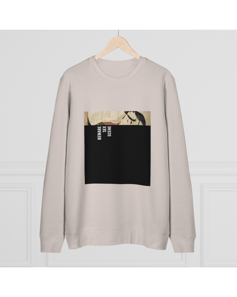 Sweatshirt HOKUSAI - Shunga ,  pink