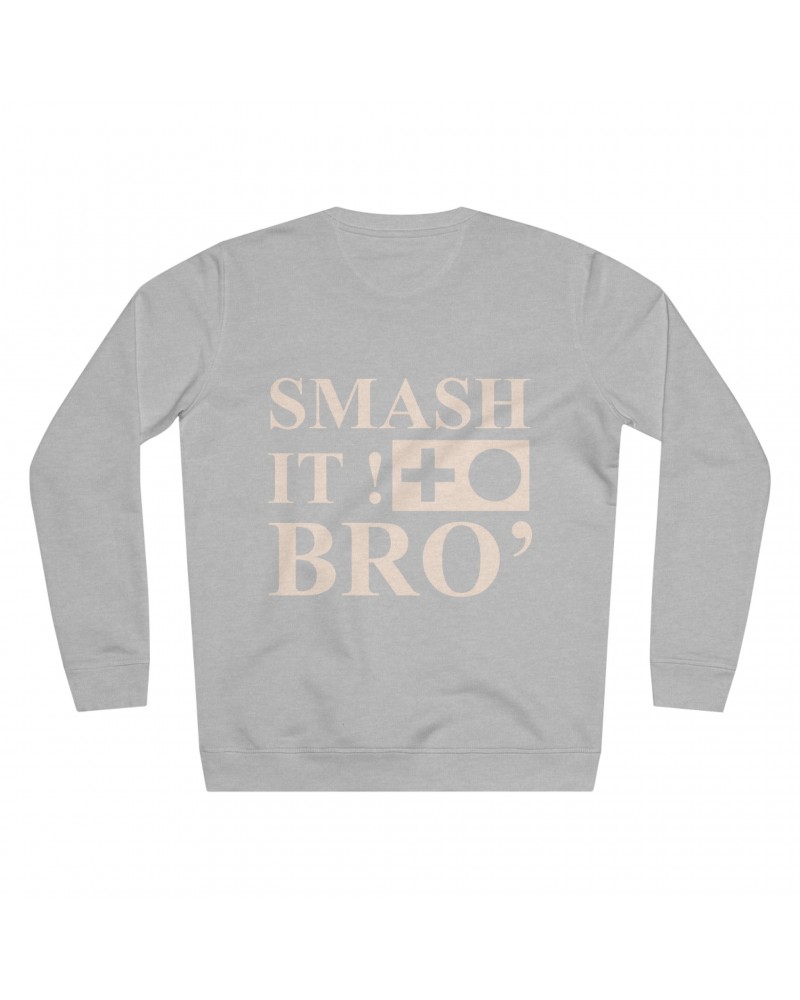 Sweatshirt SMASH IT ! Bro', couleur chiné