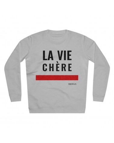 Sweatshirt  La Vie Chère de la collection ANMWE, couleur gris
