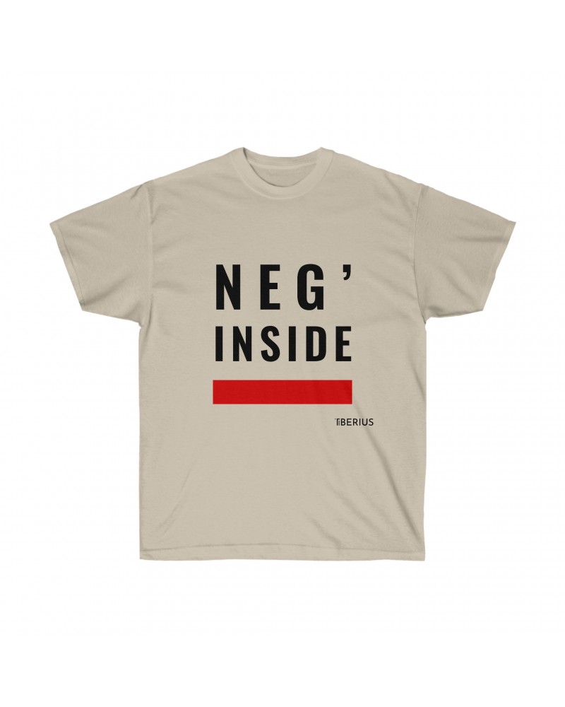 T-shirt Neg' Inside de la collection ANMWE, couleur sable