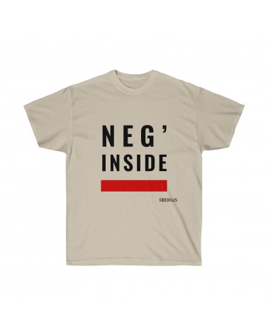 T-shirt Neg' Inside de la collection ANMWE, couleur sable