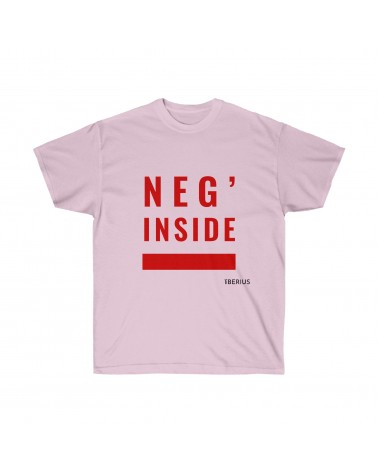 T-shirt Neg' Inside de la collection ANMWE, couleur rose