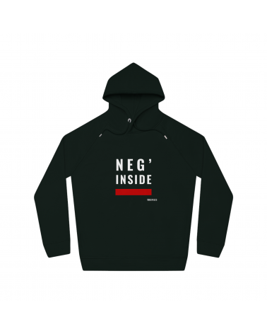 Hoodie Neg' Inside de la collection ANMWE, couleur noir