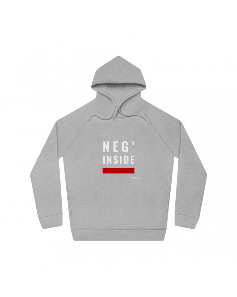 Hoodie Neg' Inside de la collection ANMWE, couleur gris chiné